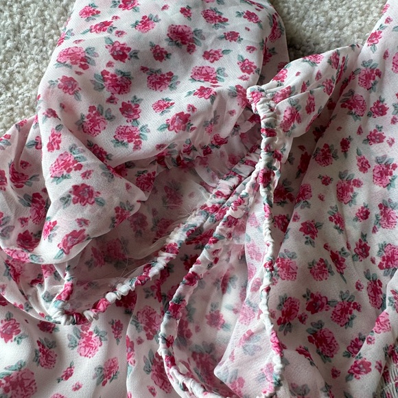 ARULA Pink Floral Maxi Dress - Picture 6 of 10